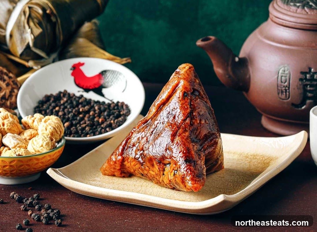 Zongzi with Ingredients