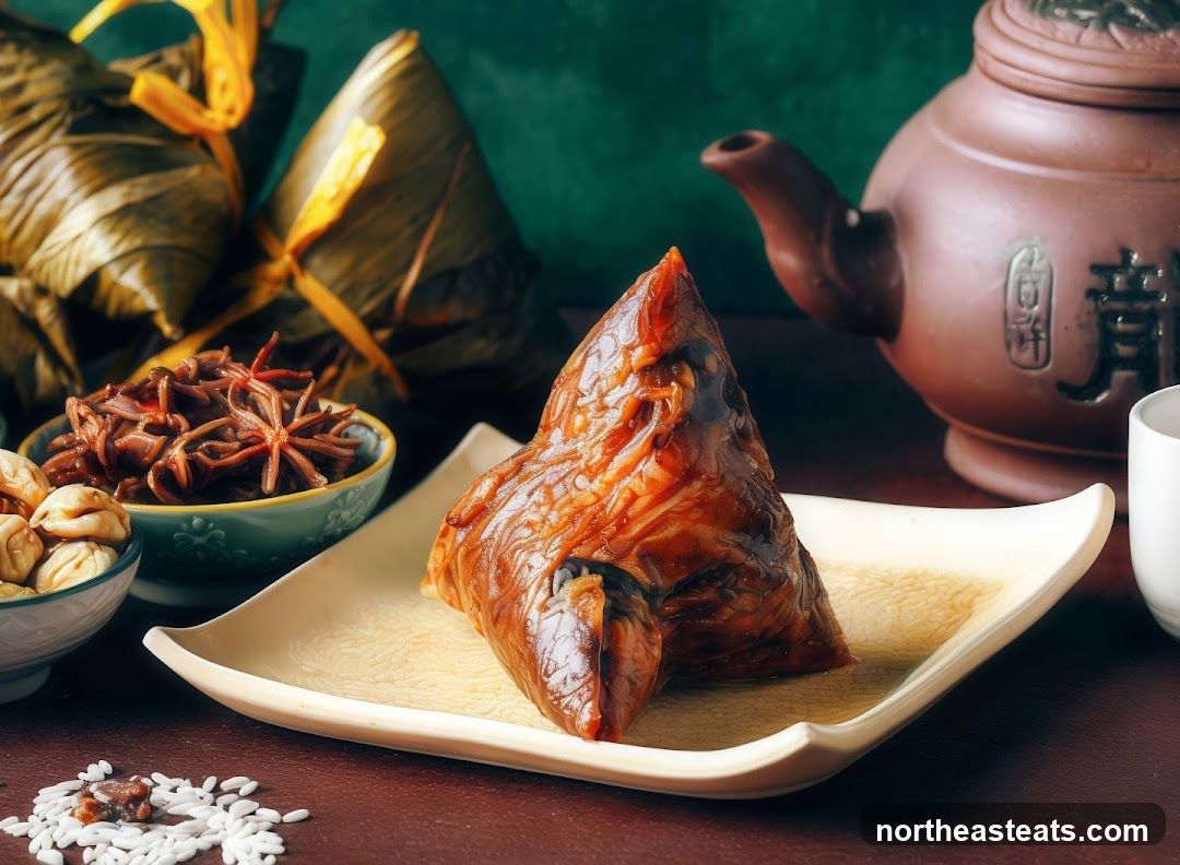 Zongzi with Tea Set