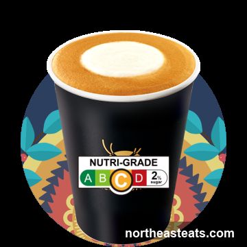 Coffee with Nutri-Grade Label