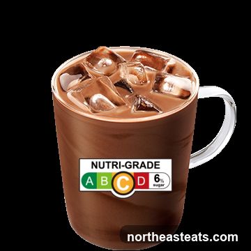 Iced Chocolate Drink with Nutri-Grade Label