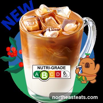 Iced Coffee with Nutri-Grade Label