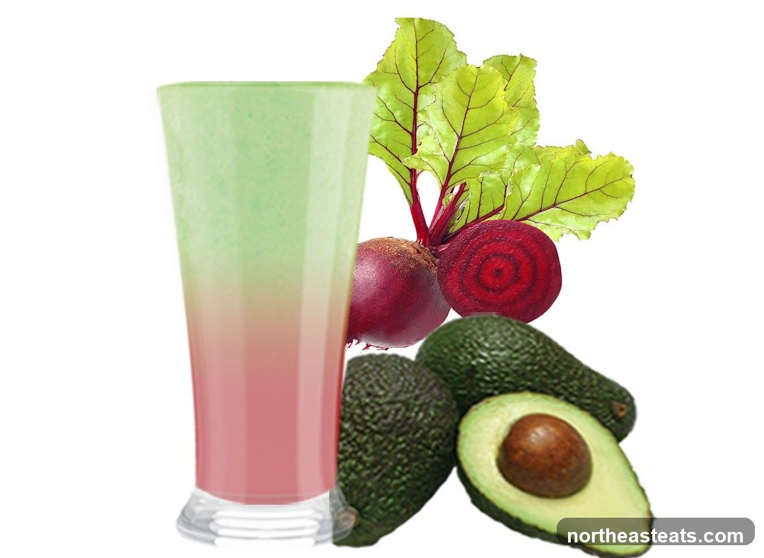 Beet and Avocado Smoothie