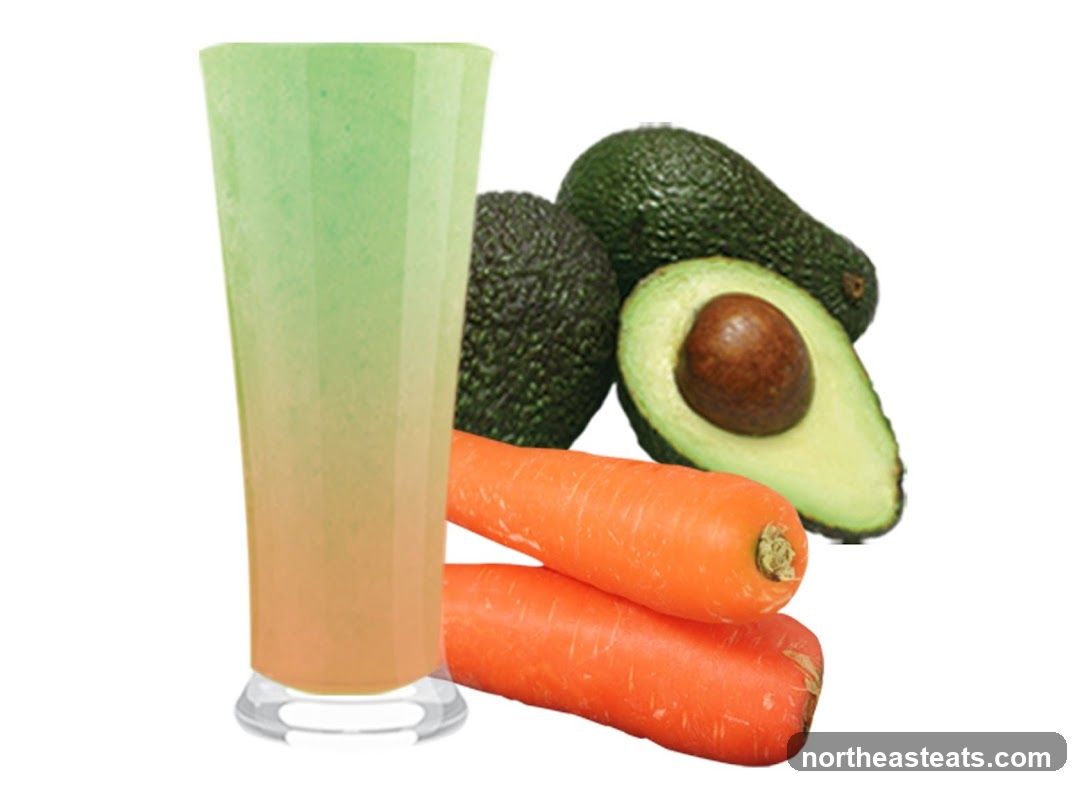 Avocado and Carrot Smoothie