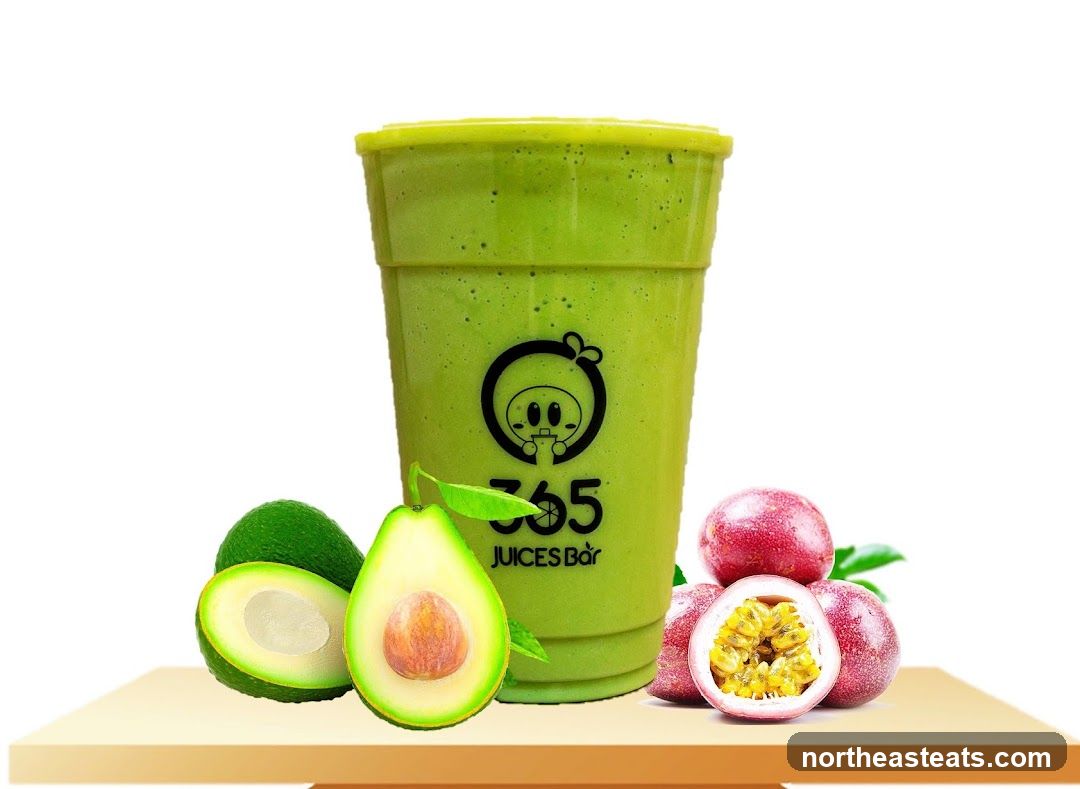 Avocado and Passion Fruit Smoothie