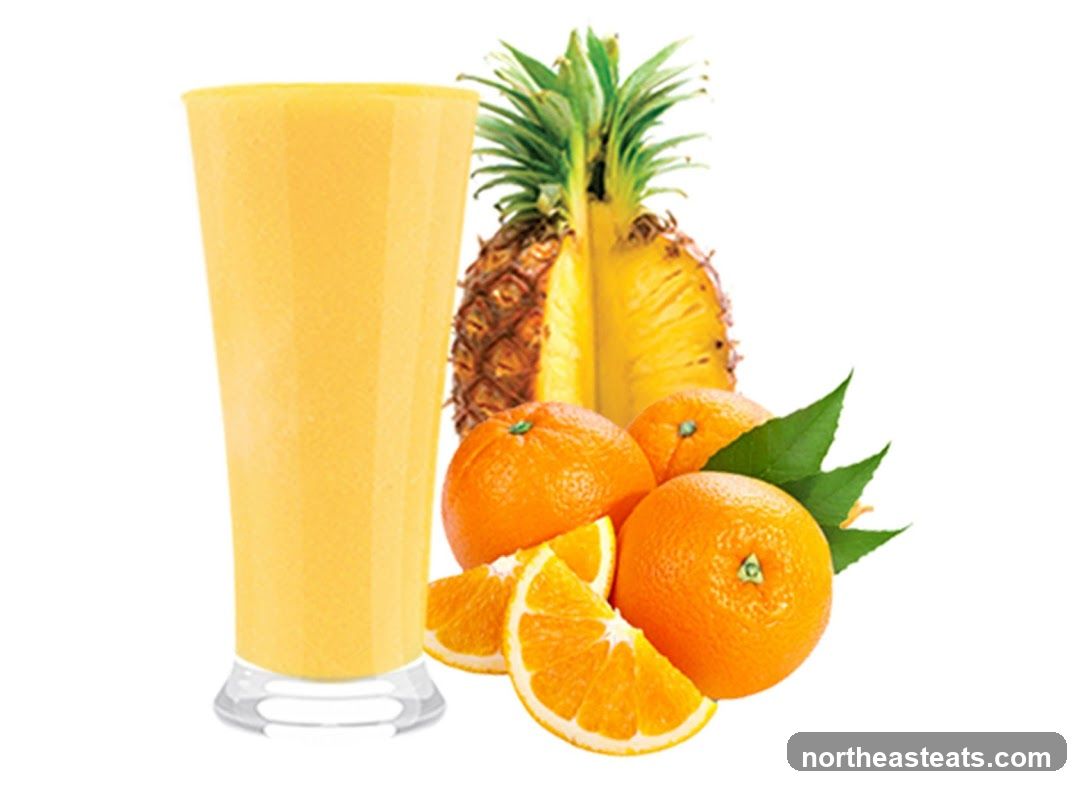 Pineapple and Orange Smoothie