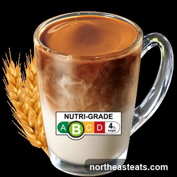 Coffee with Nutri-Grade label