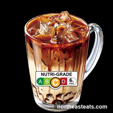 Iced Coffee with Nutri-Grade Label