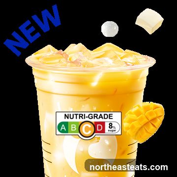 Mango drink with Nutri-Grade label