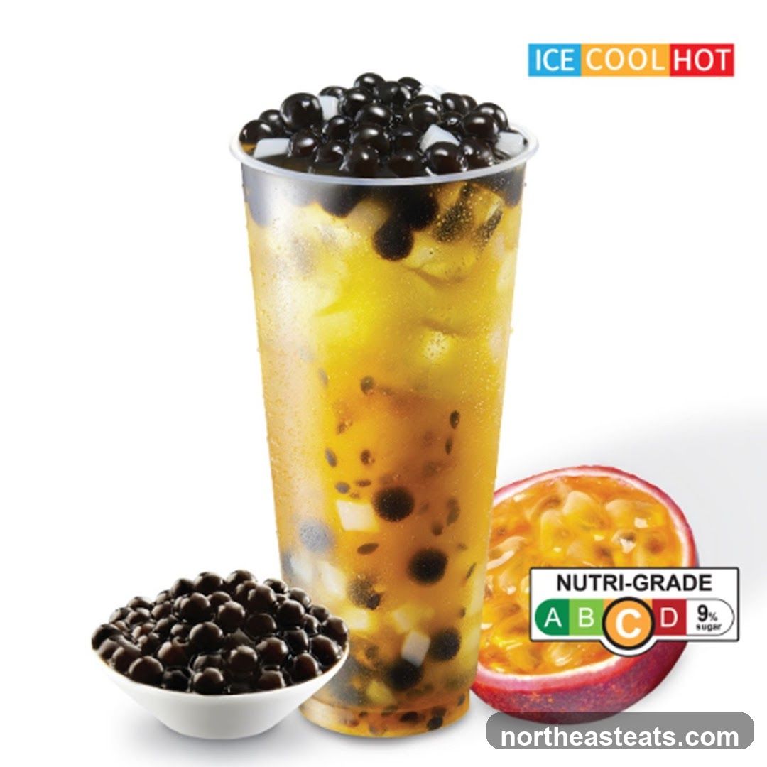 Passion Fruit Bubble Tea