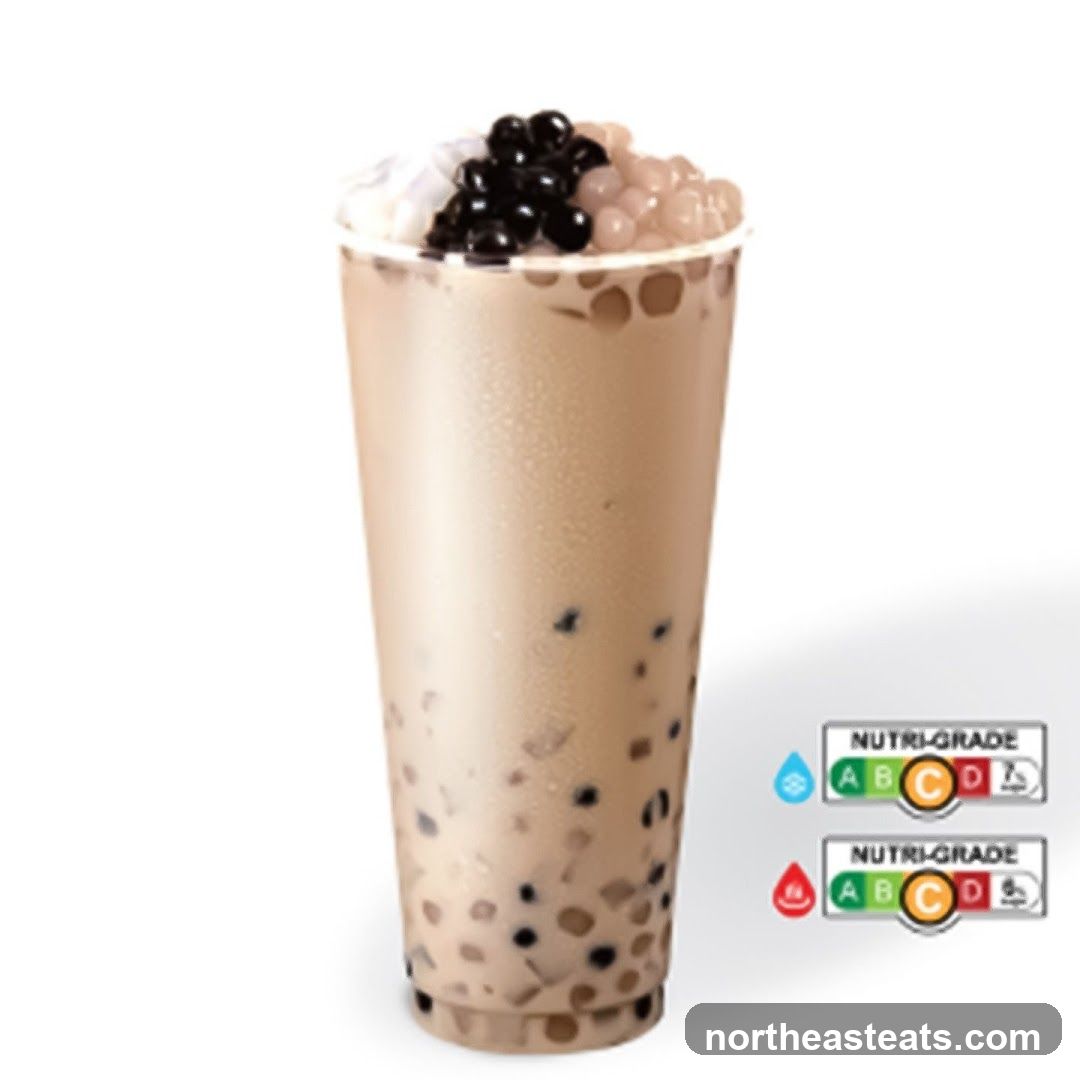 Bubble Tea with Nutri-Grade Labels