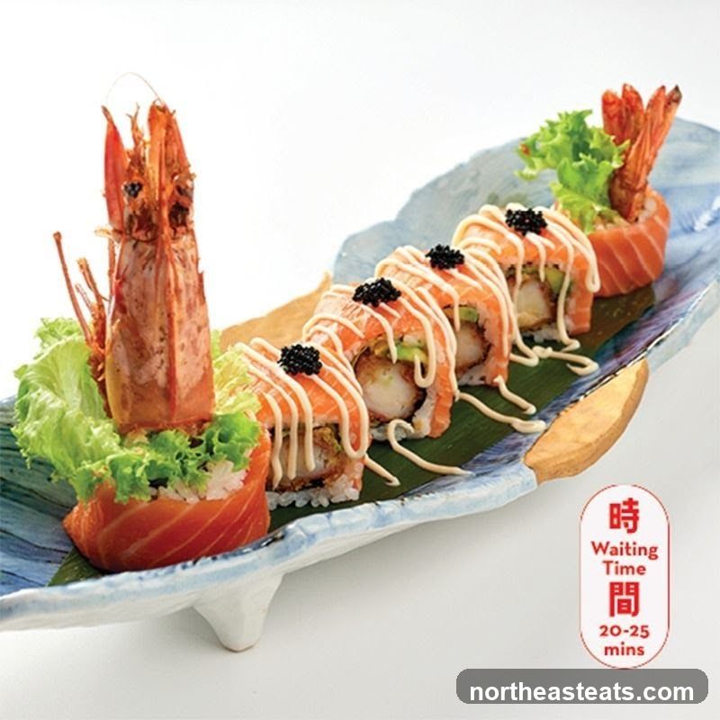 Sushi Platter with Shrimp