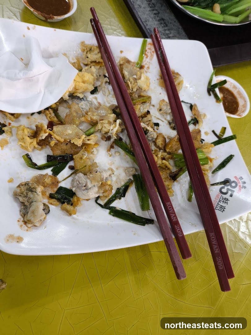 Dirty Plate with Chopsticks