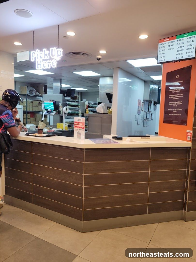 Pick Up Here Counter