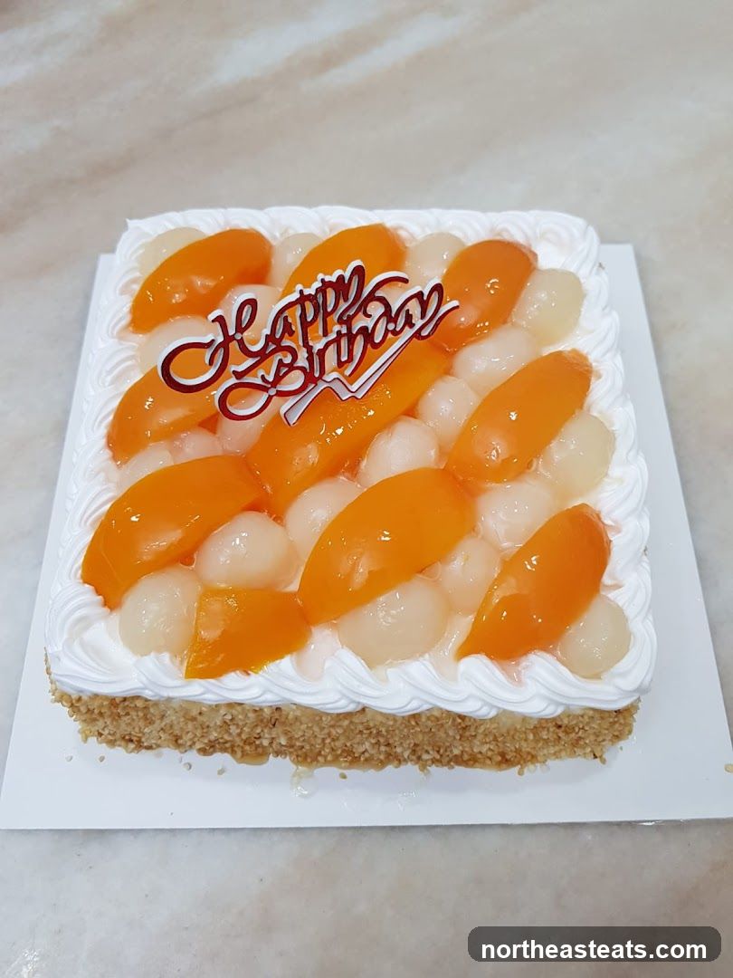 Square Fruit Cake