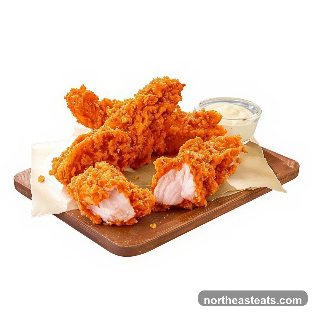 Crispy Chicken Strips with Dip