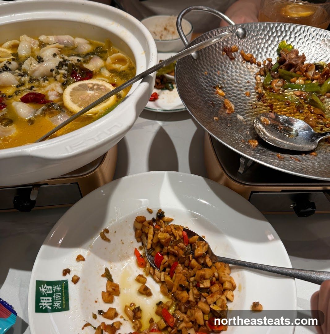 Dishes of Food