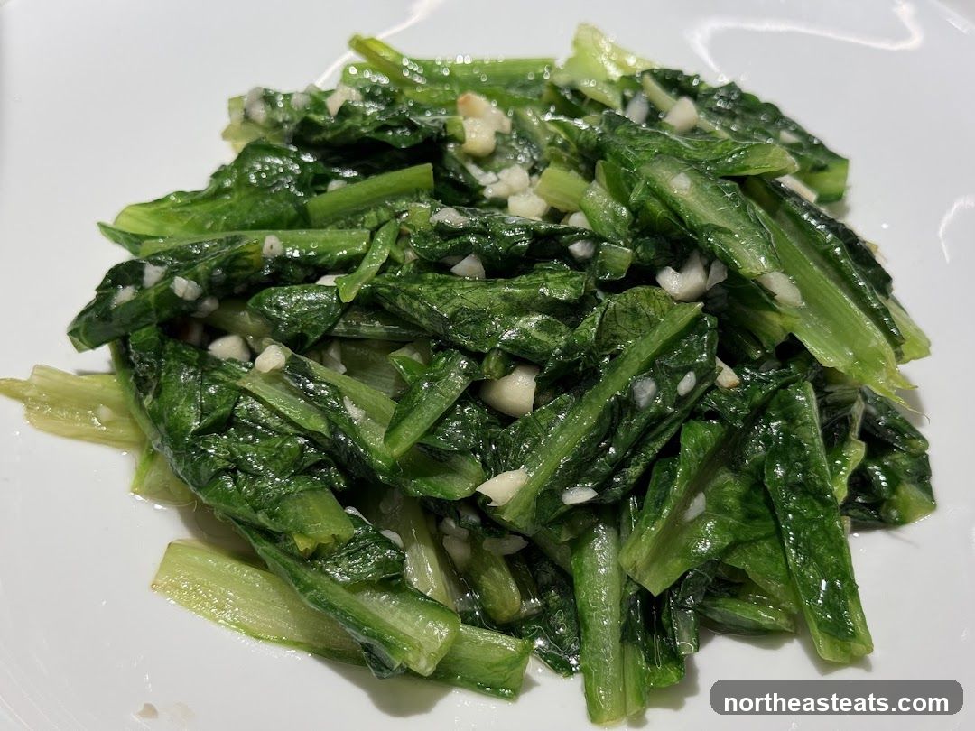 Stir-fried Greens with Garlic