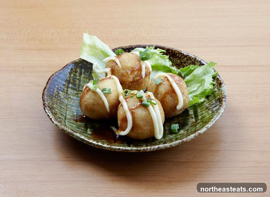 Takoyaki on a Plate