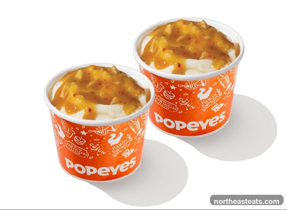 Popeyes Mashed Potatoes with Gravy