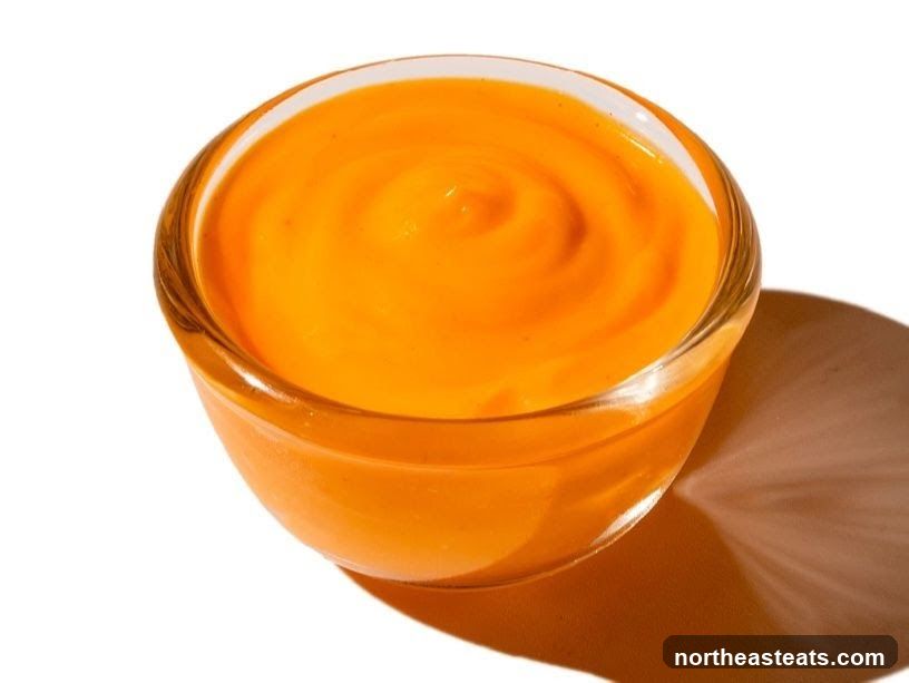Orange Sauce in a Bowl