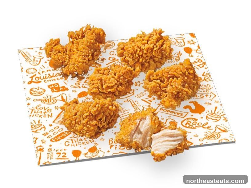 Popeyes Chicken Pieces