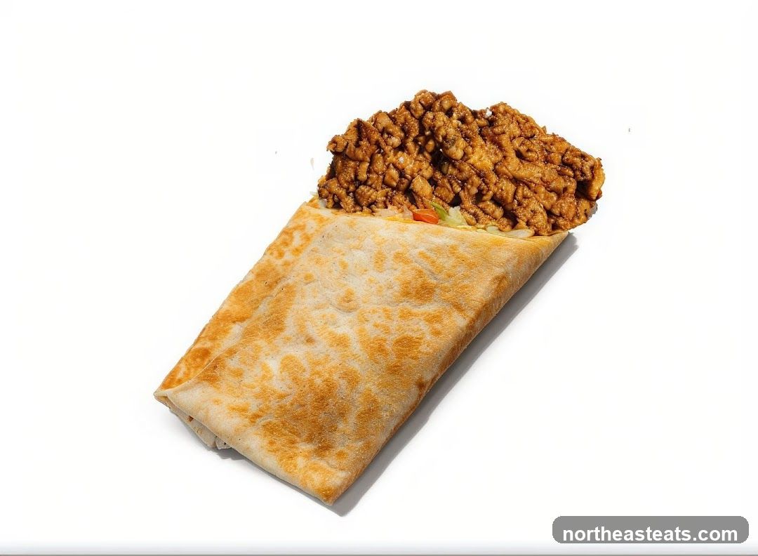 Burrito with Meat Filling