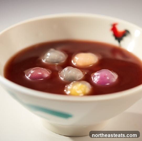 Red Bean Soup with Mochi Balls