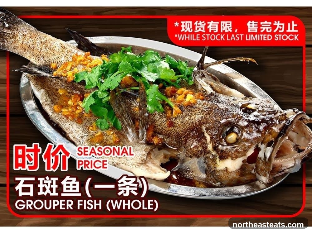 Steamed Grouper Fish