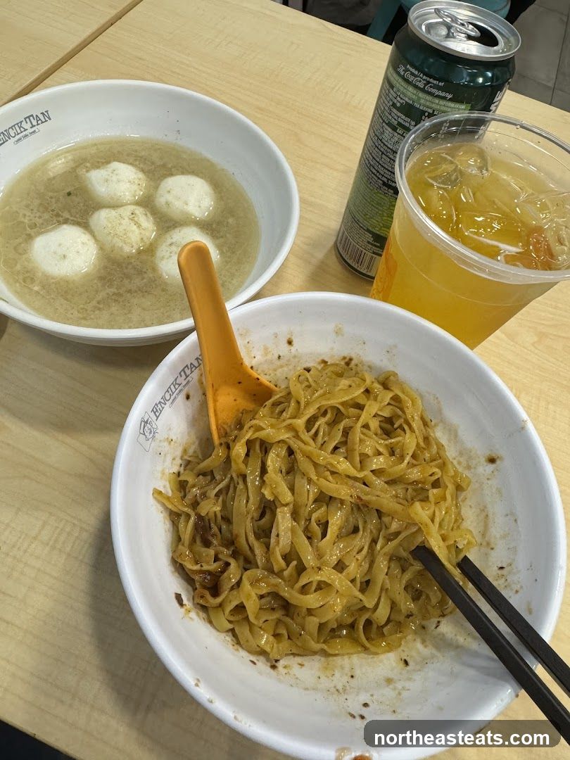 Noodles and Fishball Soup