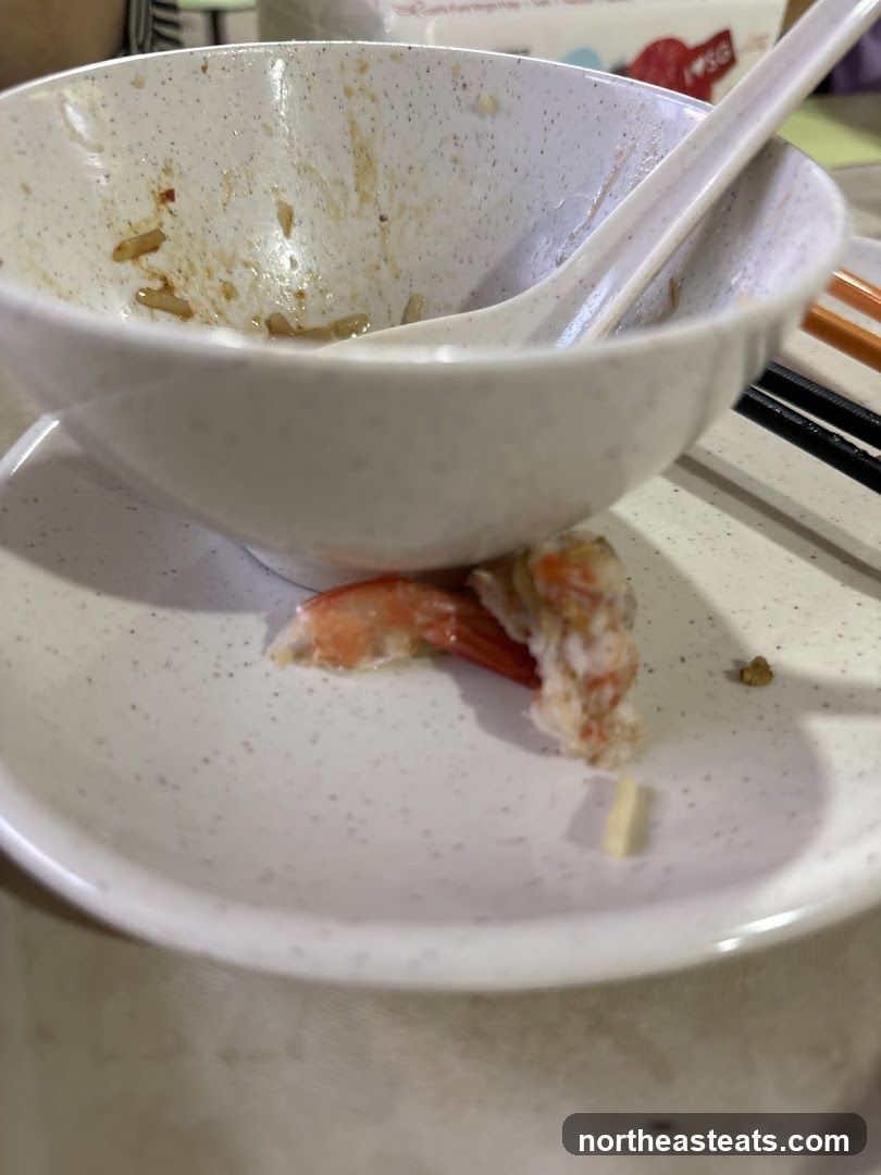 Leftover Food on Plate