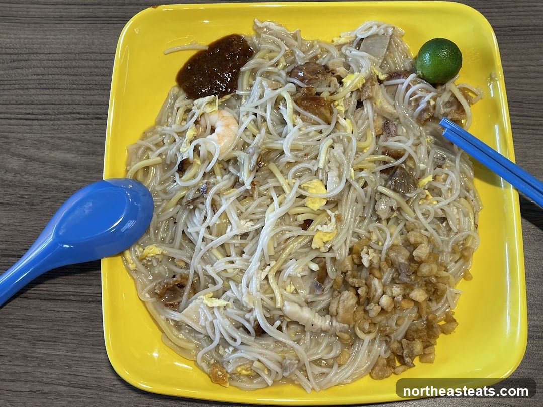 Noodles with Shrimp and Pork
