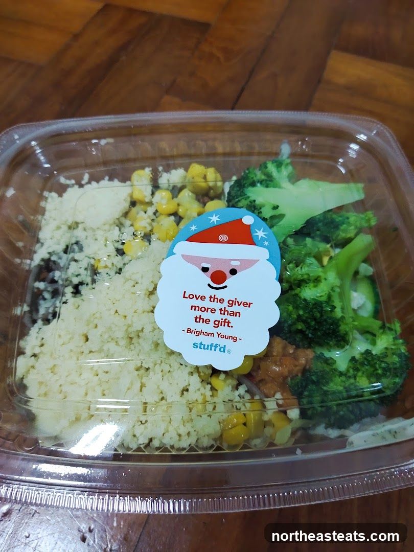 Christmas themed food container