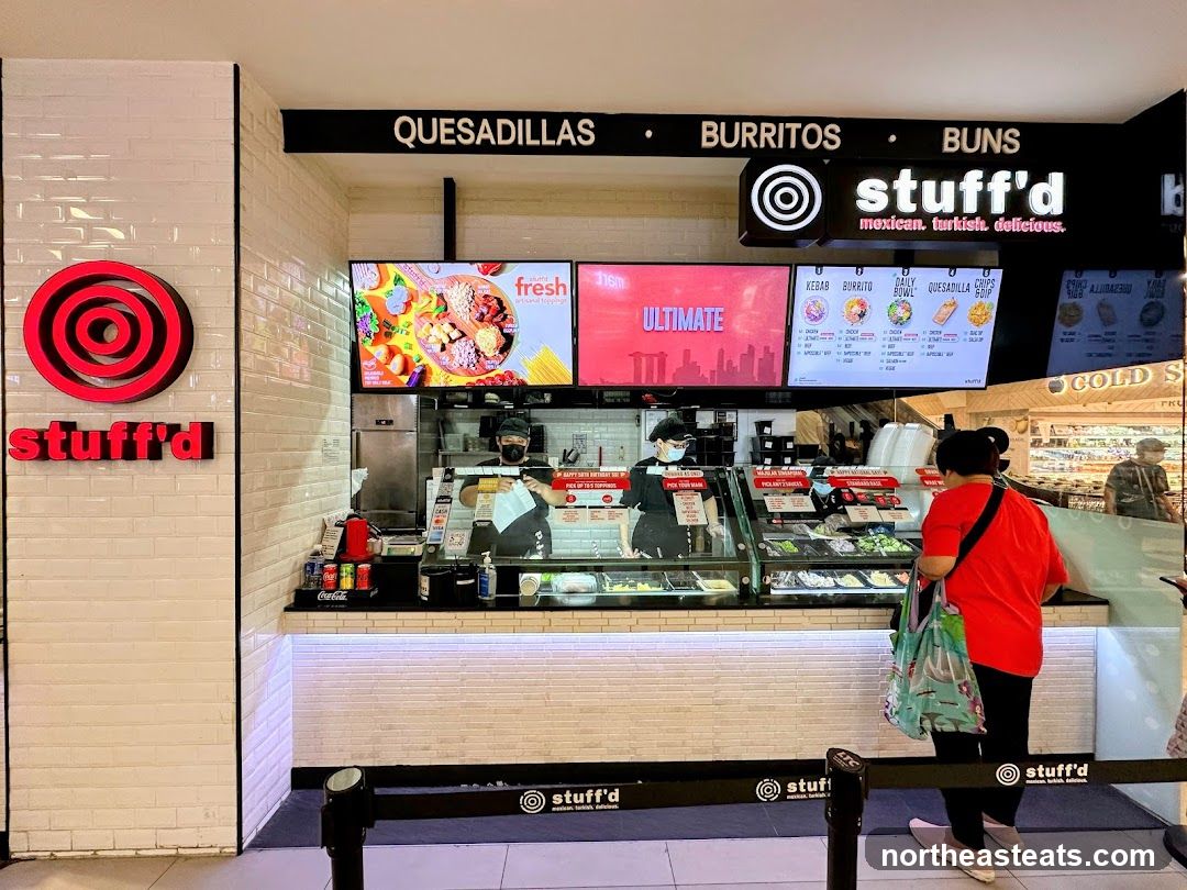 Food stall counter