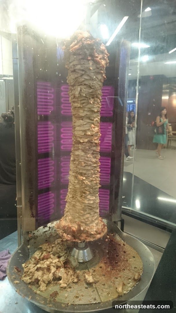 Shawarma Meat on Vertical Rotisserie