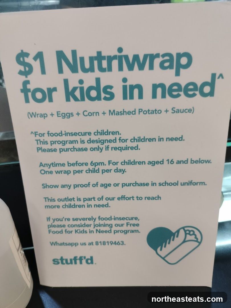 $1 Nutriwrap for kids in need