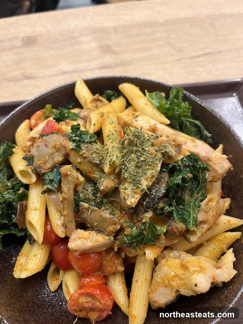 Penne Pasta with Chicken and Vegetables