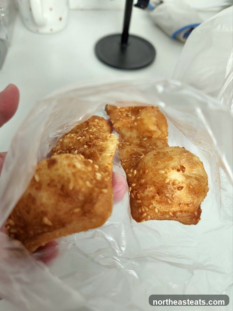 Fried Dough with Sesame Seeds