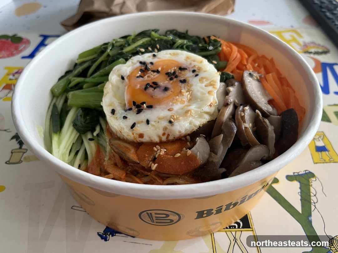 Bibimbap in a bowl