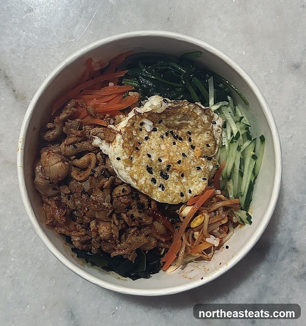 Bibimbap in a Bowl