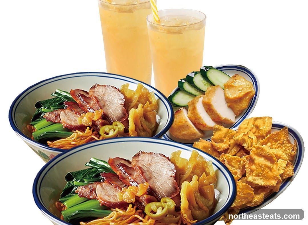 Noodles with Char Siu and Wontons