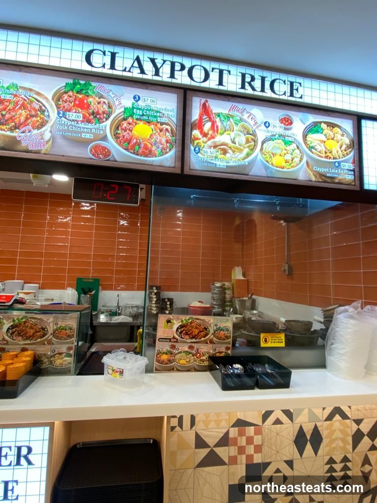 Claypot Rice Menu