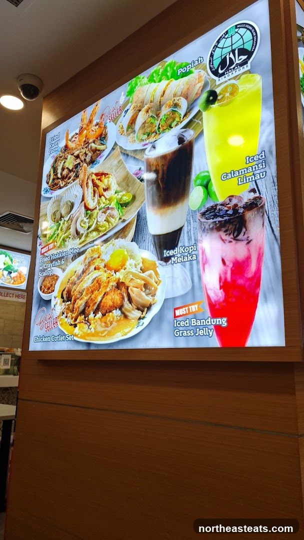 Food and Drink Menu Display