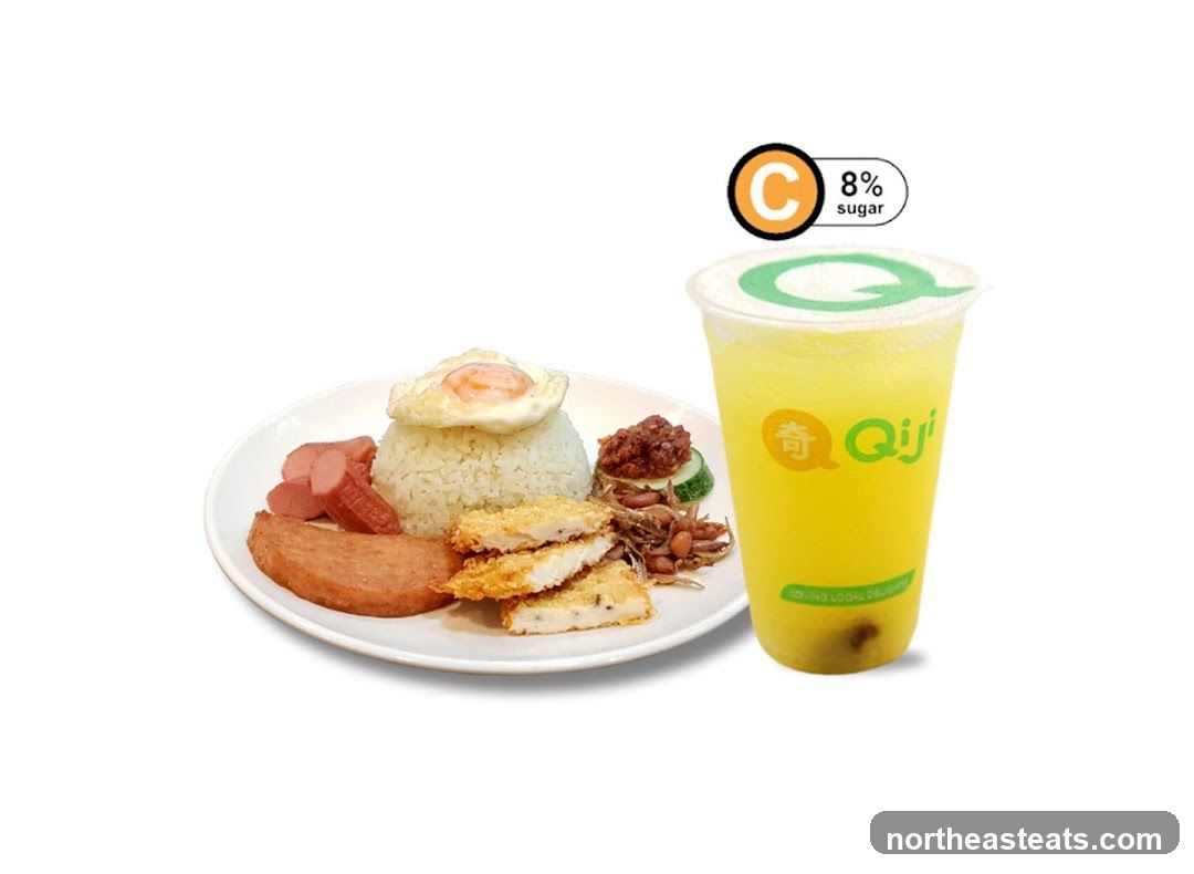 Nasi Lemak and Drink