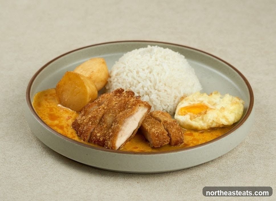 Chicken Curry Rice Plate