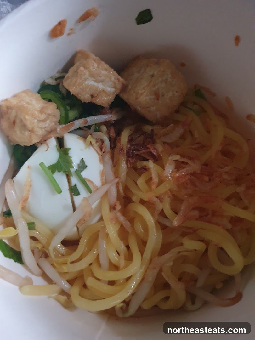 Noodles with Tofu and Egg