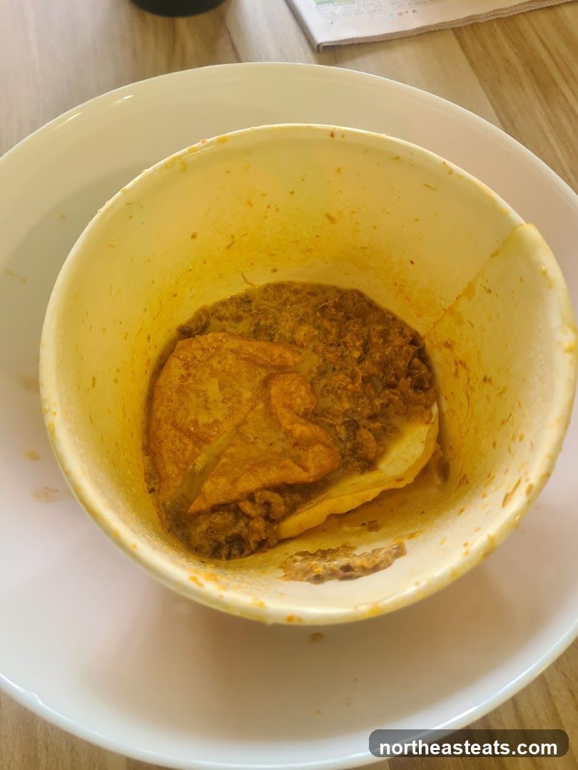 Leftover Curry in a Bowl