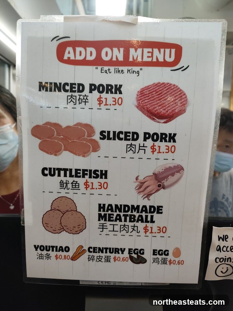 Add On Menu