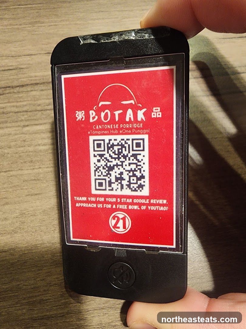 Botak Cantonese Porridge QR Code