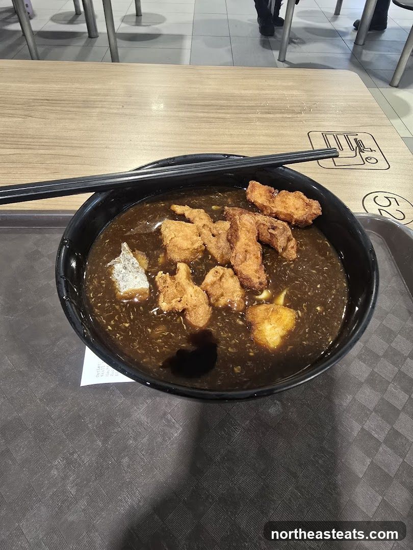 Noodles with Fried Chicken