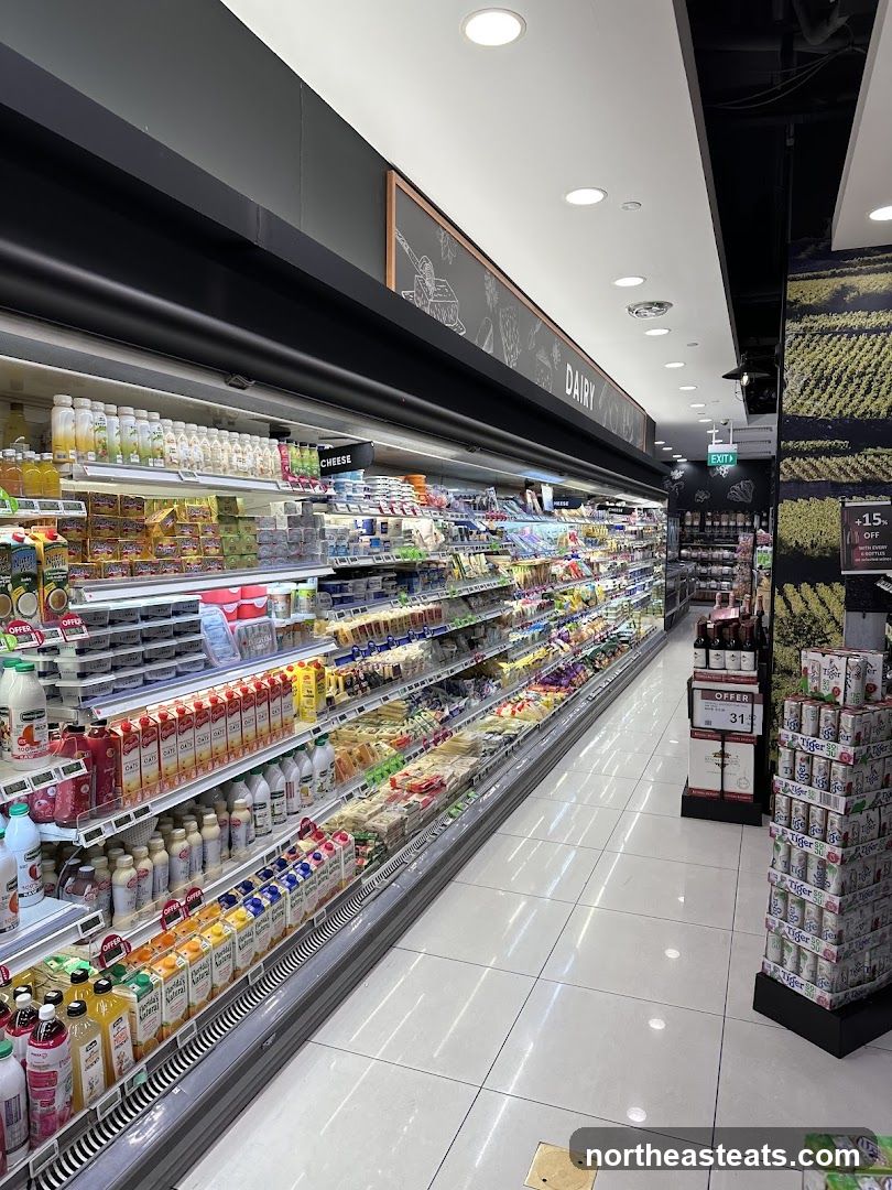 Supermarket Dairy Aisle